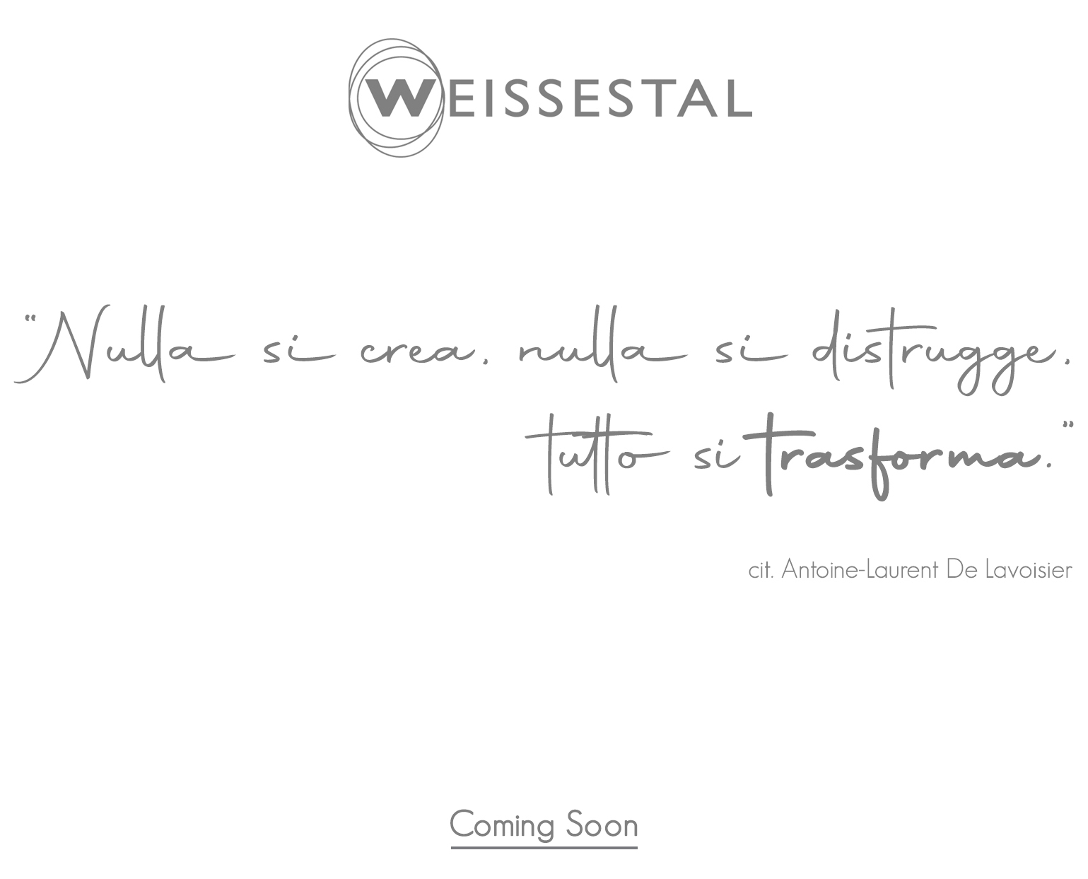 Weissestal.it - Coming Soon